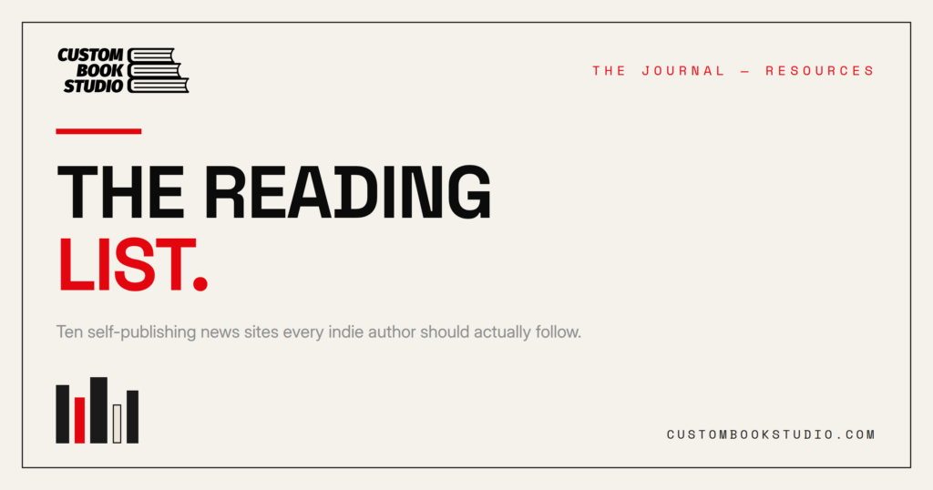 Custom Book Studio graphic reading The Reading List